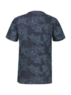 LERROS Herren Rundhalsshirt in blau