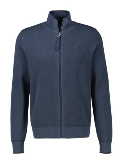 LERROS Herren Strickjacke in blau