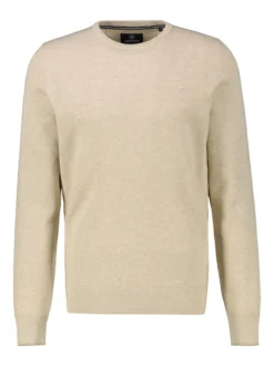 LERROS Herren Strickpullover in beige