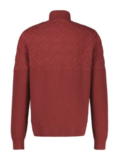 LERROS Herren Strickpullover in rot