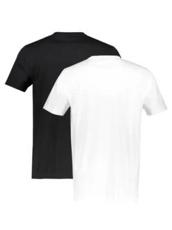 LERROS Herren T-Shirt Doppelpack in schwarz