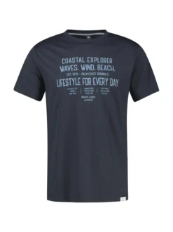 LERROS Herren T-Shirt in blau