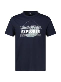 LERROS Herren T-Shirt in blau