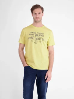 LERROS Herren T-Shirt in gelb