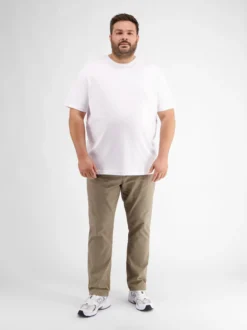 LERROS Herren T-Shirt in weiß