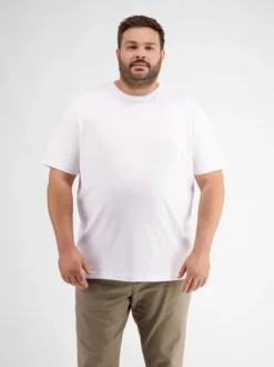 LERROS Herren T-Shirt in weiß