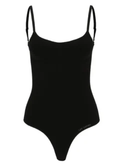 Les Lunes Damen Ärmelloser Body in schwarz