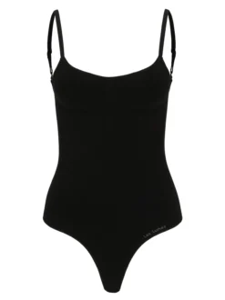 Les Lunes Damen Ärmelloser Body in schwarz