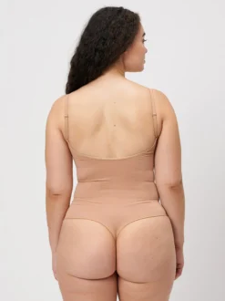 Les Lunes Damen Ärmelloser Body in braun
