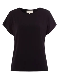 Les Lunes Damen T-Shirt in schwarz - Ärmel: ohne Arm