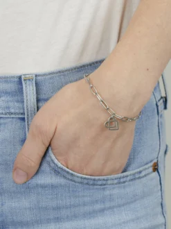 Liebeskind Berlin Damen Armband - Keep Lovin' in silber