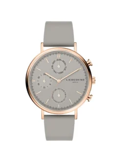 Liebeskind Berlin Damen Armbanduhr - The Black Multifunktion in grau