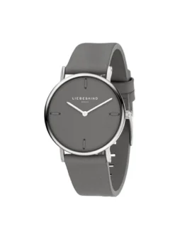 Liebeskind Berlin Damen Armbanduhr - The Leather One in grau