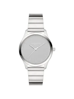 Liebeskind Berlin Damen Armbanduhr - The Round Staple in silber
