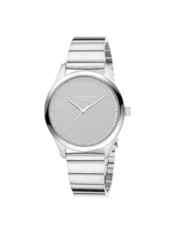 Liebeskind Berlin Damen Armbanduhr - The Round Staple in silber