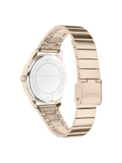 Liebeskind Berlin Damen Armbanduhr - The Round Staple in roségold