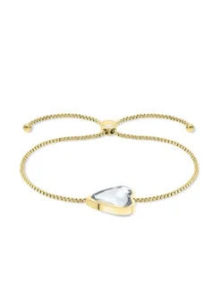 Liebeskind Berlin Damen Armband - Glass Heart in gold