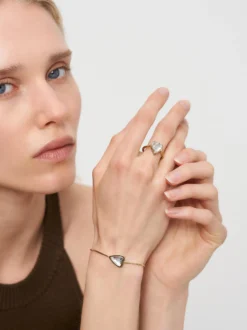 Liebeskind Berlin Damen Armband - Glass Heart in gold