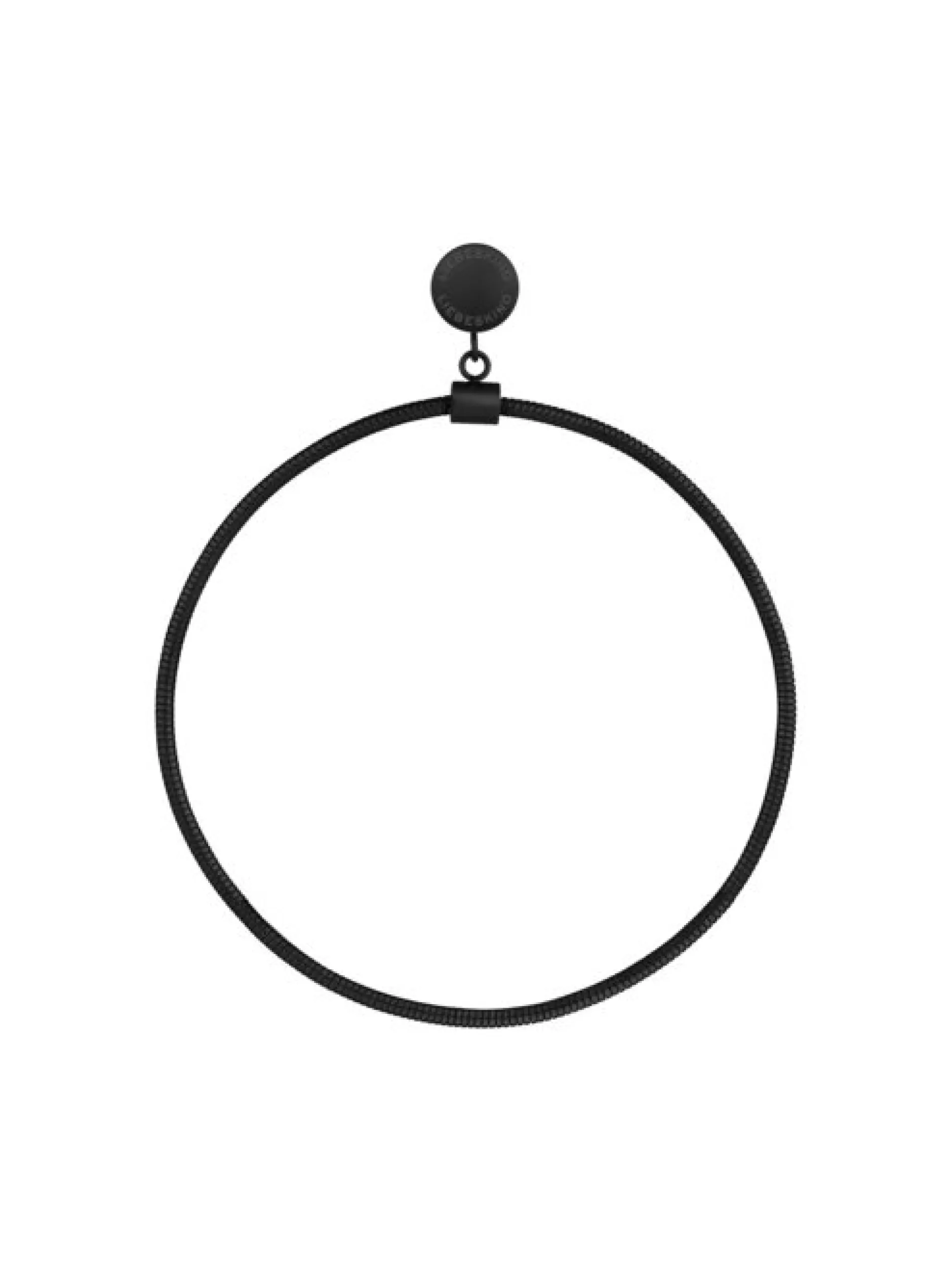 Liebeskind Berlin Damen Creolen - The Basic Big in schwarz
