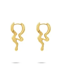 Liebeskind Berlin Damen Creolen - The Melting Organic in gold
