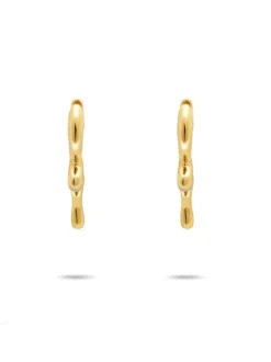Liebeskind Berlin Damen Creolen - The Melting Organic in gold