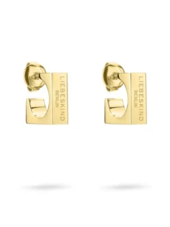 Liebeskind Berlin Damen Creolen - Urban Chic in gold