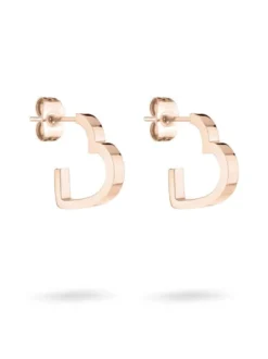 Liebeskind Berlin Damen Creolen - Ohrringe in roségold