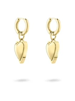 Liebeskind Berlin Damen Creolen - Metal Heart in gold