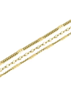 Liebeskind Berlin Damen Fußkette - Sparkling With Layers in gold