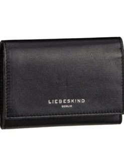 Liebeskind Berlin Damen Geldbörse - Linn M Sheep Natural in schwarz