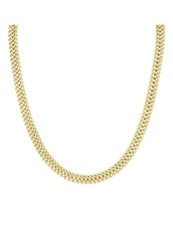 Liebeskind Berlin Damen Halskette - The Woven in gold