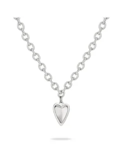 Liebeskind Berlin Damen Halskette - Metal Heart in silber