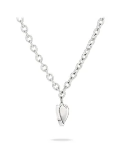 Liebeskind Berlin Damen Halskette - Metal Heart in silber