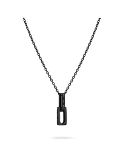 Liebeskind Berlin Damen Halskette - The Festive Mini Link Sparkle in schwarz