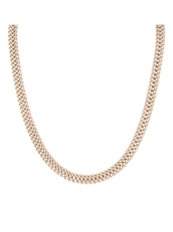 Liebeskind Berlin Damen Halskette - The Woven in roségold