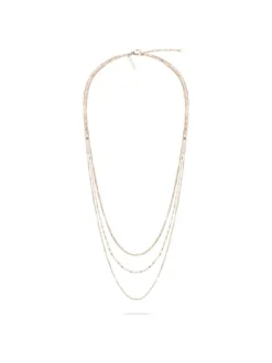Liebeskind Berlin Damen Halskette - Sparkling With Layers in roségold