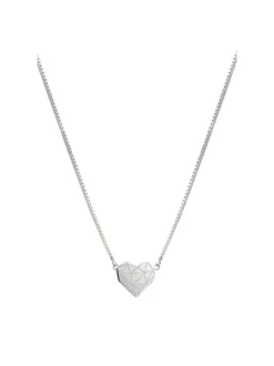 Liebeskind Berlin Damen Halskette - The Broken Heart in silber