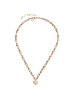 Liebeskind Berlin Damen Halskette - Broken Heart Chunky in roségold