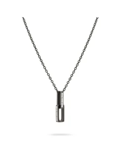 Liebeskind Berlin Damen Halskette - The Festive Mini Link Sparkle in schwarz