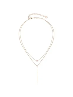 Liebeskind Berlin Damen Halskette - Chain Bead Mix in roségold