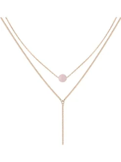 Liebeskind Berlin Damen Halskette - Chain Bead Mix in roségold
