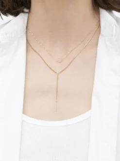 Liebeskind Berlin Damen Halskette - Chain Bead Mix in roségold