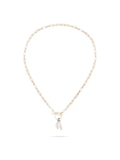 Liebeskind Berlin Damen Halskette - Modern Pearl in roségold