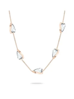 Liebeskind Berlin Damen Halskette - Glass Heart in roségold