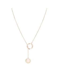 Liebeskind Berlin Damen Halskette - The Organic Twist in roségold
