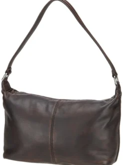Liebeskind Berlin Damen Handtasche - Andrea Hobo S Lamp Snowcem in braun