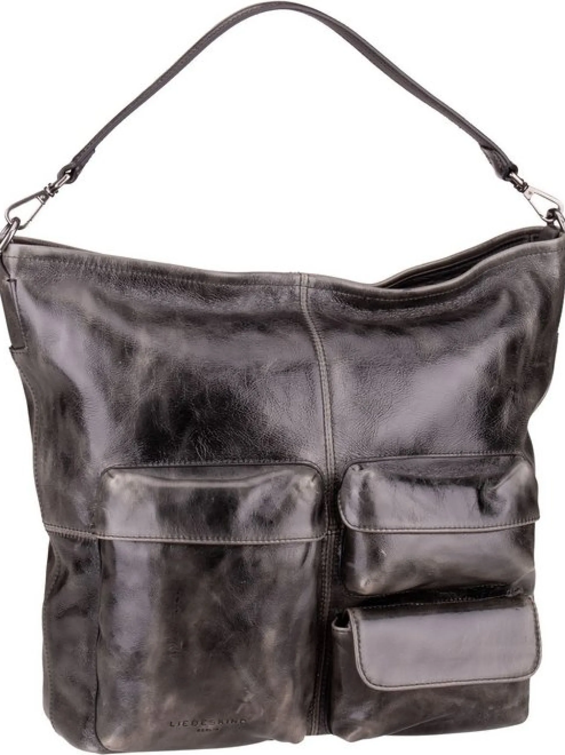 Liebeskind Berlin Damen Handtasche - LK 204 Archive Lack M in grau