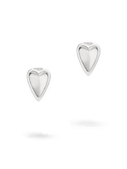 Liebeskind Berlin Damen Ohrstecker - Metal Heart in silber