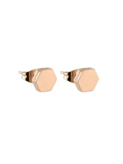 Liebeskind Berlin Damen Ohrstecker - The Iconic Geometric in roségold