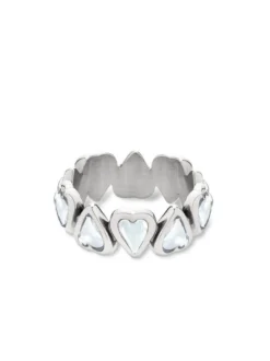 Liebeskind Berlin Damen Ring - Glass Heart in silber